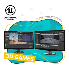 Unreal Engine 4. Игровой движок - КИБЕРшкола программирования для детей, компьютерные курсы для школьников, начинающих и подростков - KIBERone г. Первоуральск