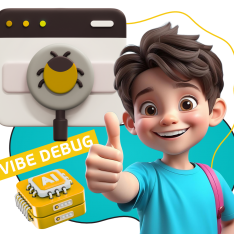Тестирование & Vibe Debug. Охотники за багами - КИБЕРшкола программирования для детей, компьютерные курсы для школьников, начинающих и подростков - KIBERone г. Первоуральск