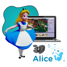 Alice 3d - КИБЕРшкола программирования для детей, компьютерные курсы для школьников, начинающих и подростков - KIBERone г. Первоуральск
