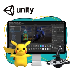 Мир игр на Unity 2D на популярном движке + AI-помощники - КИБЕРшкола программирования для детей, компьютерные курсы для школьников, начинающих и подростков - KIBERone г. Первоуральск