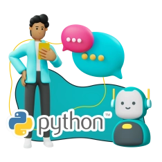 Умный чат-бот на Python на Telegram - КИБЕРшкола программирования для детей, компьютерные курсы для школьников, начинающих и подростков - KIBERone г. Первоуральск