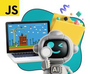 Язык программирования JavaScript + AI. Проектное обучение + геймификация + AI-помощники - КИБЕРшкола программирования для детей, компьютерные курсы для школьников, начинающих и подростков - KIBERone г. Первоуральск